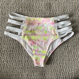 High waisted string bikini bottom - fits S/M